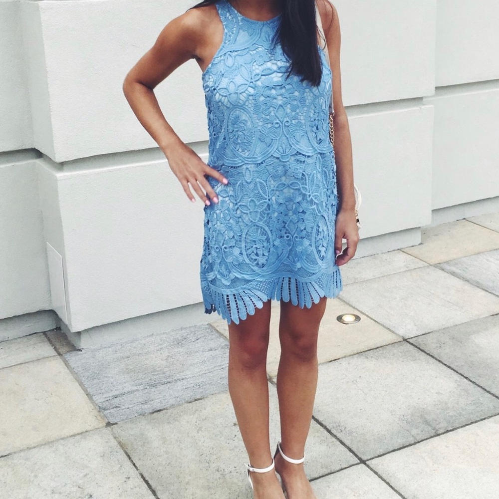 Lovers + Friends Crystal Blue Caspian Shift Dress - Picture 2 of 5